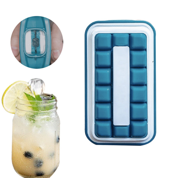 Collapsible Silicone Ice Cube Storage Box