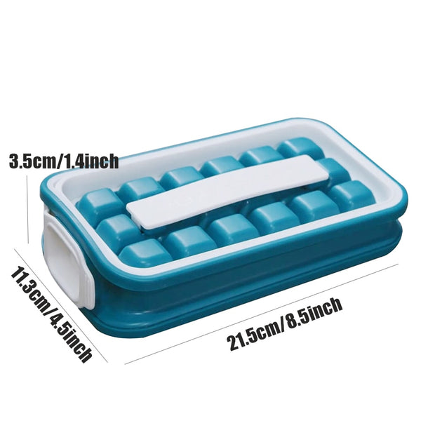 Collapsible Silicone Ice Cube Storage Box